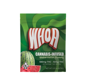 WHOA Edibles Gummy 100mg Hybrid Watermelon (25ct)