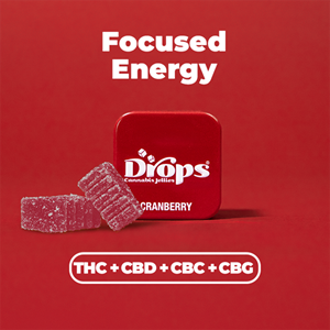 Drops Singles Cranberry (1 CBD : 1 THC)