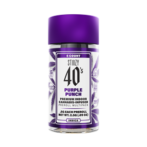 STIIIZY - Infused 40's Purple Punch Preroll 5pk - 2.5g