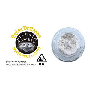 Creme De Canna - THCa Isolate - Diamond Powder - 1g